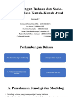 Perkembangan Bahasa Dan Sosioemosi Di Masa Kanak-Kanak Awal