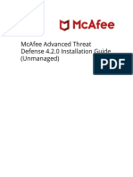 Mcafee Advanced Threat Defense 4.2.0 Installation Guide (Unmanaged) 8-25-2021