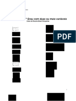 Sistemas do 1º Grau com duas ou mais variáveis - CRBG