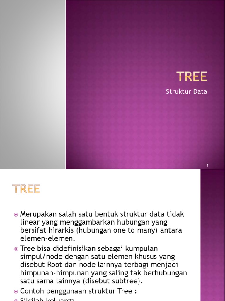 Struktur Data Tree dan Binary Tree | PDF | Seni & Disiplin Bahasa ...