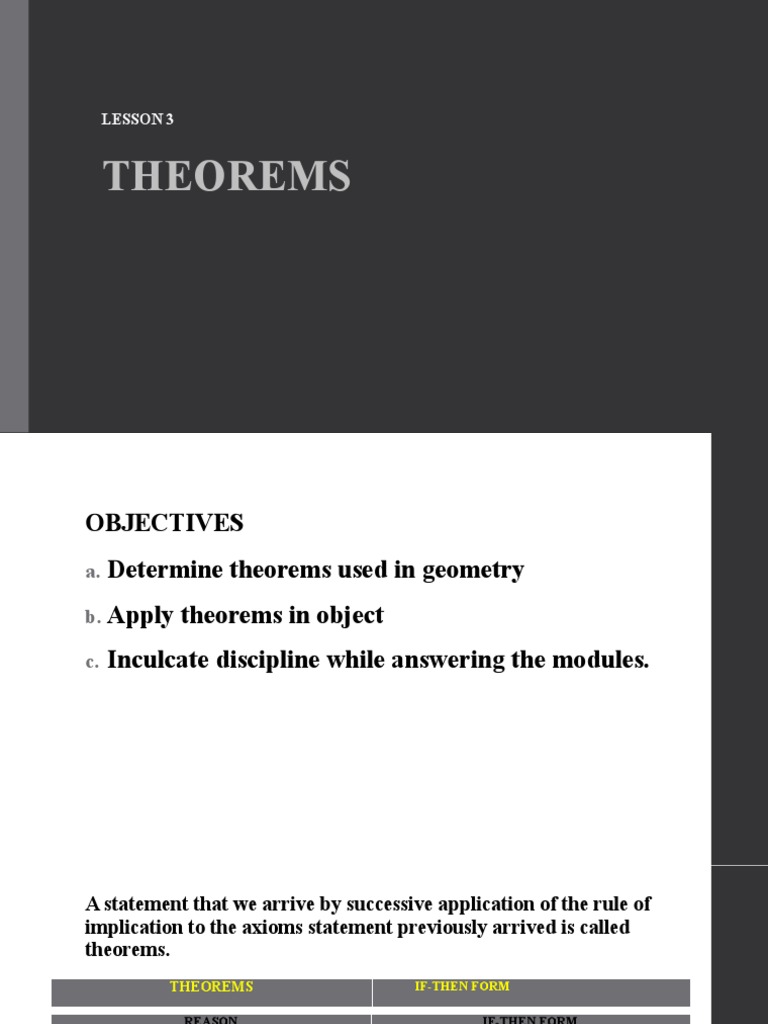 Geometry Theorems and Applications | PDF