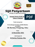 Sijil Penyertaan Jacquel 5B