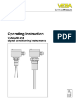 Operating Instruction: Vegavib and Signal Conditioning Instruments