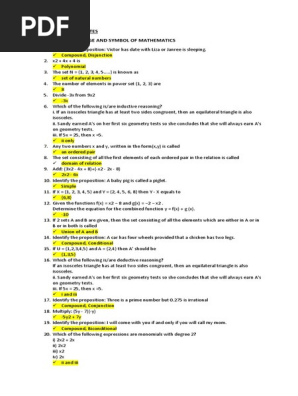 MATH NOTES