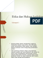 Etika dan Hukum Kedokteran