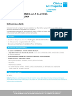 Cla Curva de Tolerancia A La Glucosa Insulina