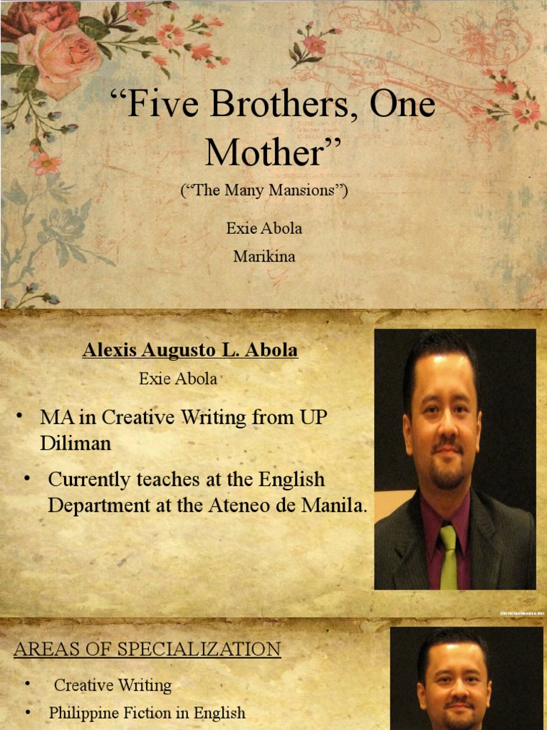 "Five Brothers, One Mother" ("The Many Mansions") PDF