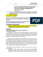 Unidad 4 Mercadeo Planificación Del Cultivo Con Proceso de Producción