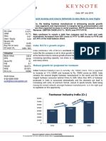 Note On: Bata India LTD: Footwear Industry India (CR.)