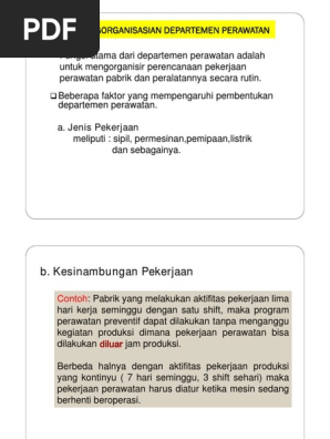 Perwatan Dan Perbaikan Bab Ii Pdf