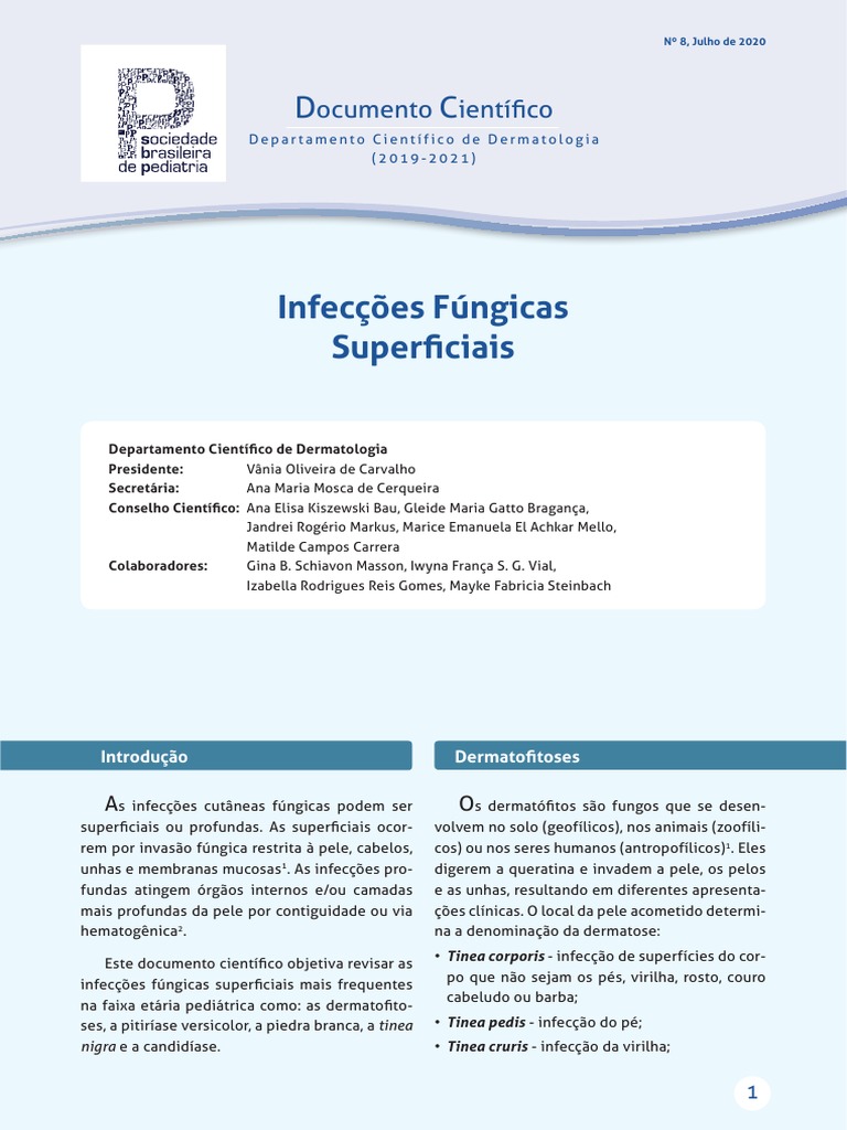 Infeccoes Fungicas Superficiais | PDF | Doenças e distúrbios | Doenças ...