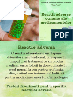 Reactii Adverse Medicamente
