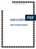OAPI Guide Depot Brevet
