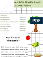 OPTIMASI PENGOLAHAN BUAH DAN SAYUR