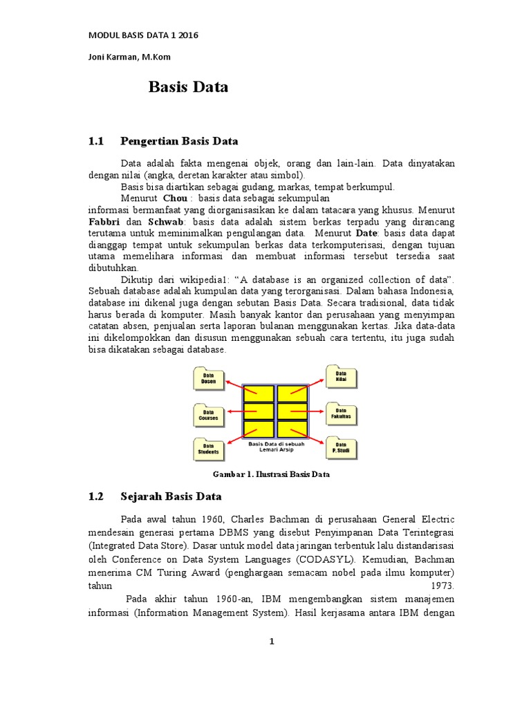 Buku Basis Data Versi 2019 | PDF