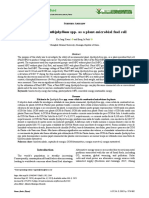 Ornamental Horticulture: Efficiency of Spathiphyllum Spp. As A Plant-Microbial Fuel Cell