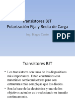 Clase 5 Transistores BJT DC (Polarizacion Fija y Recta de Carga)