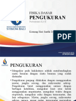 Pertemuan 2 - Pengukuran, Jenis Pengukuran Dan Alat Ukur