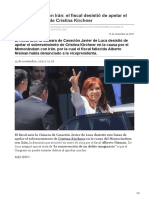 eldestapeweb.com-Memorándum con Irán el fiscal desistió de apelar el sobreseimiento de Cristina Kirchner