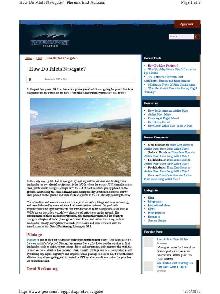 Home / Blog / How Do Pilots Navigate? PDF Navigation Transport