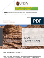 Clase 4 - ROCAS SEDIMENTARIAS