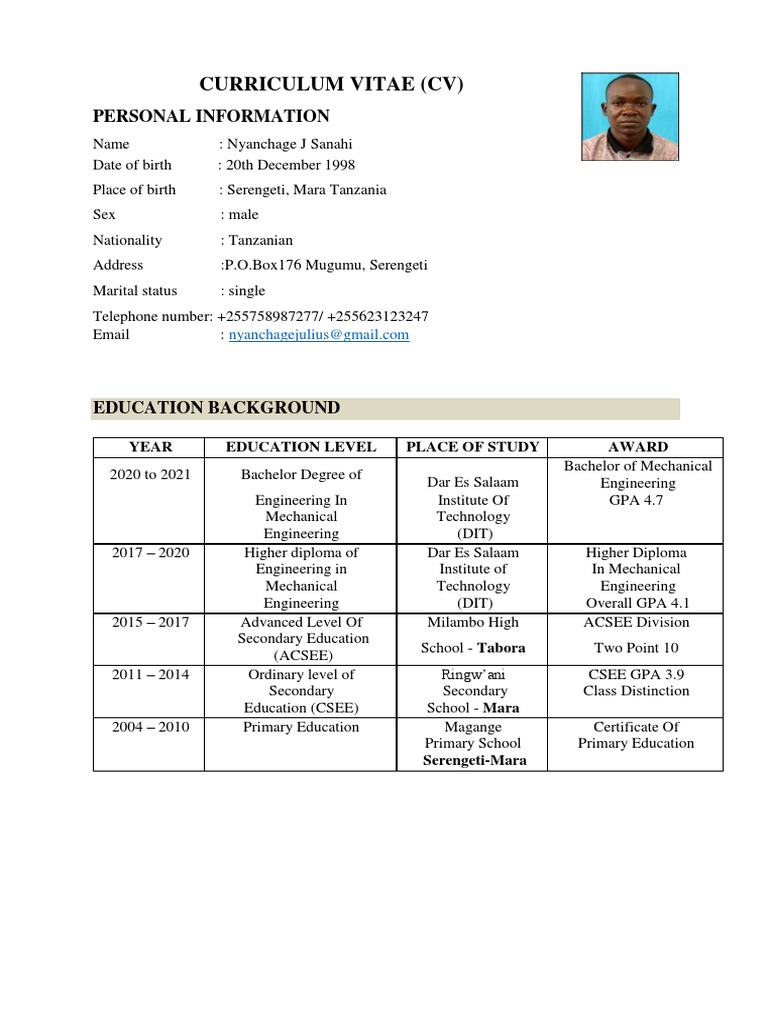 curriculum-vitae-cv-personal-information-pdf-tanzania-cognition