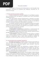 Processo cautelar