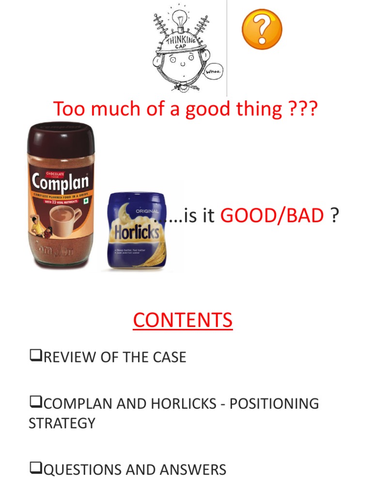 Complan vs. Horlicks: Positioning Strategies | PDF