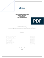 Formulando suspensão de hidróxido de alumínio