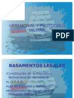 Ceremonial y Protocolo Militar 1