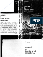 Pdfcoffee.com g Oprescu Manual de Istoria Artei Renastereapdf PDF Free