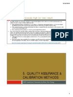 Quality Assurance & Calibration Methods: Testing For A Supiciously High (Or Low) Result