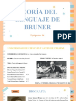 Teoría Del Lenguaje de Bruner - Actividad No. 02 de COE