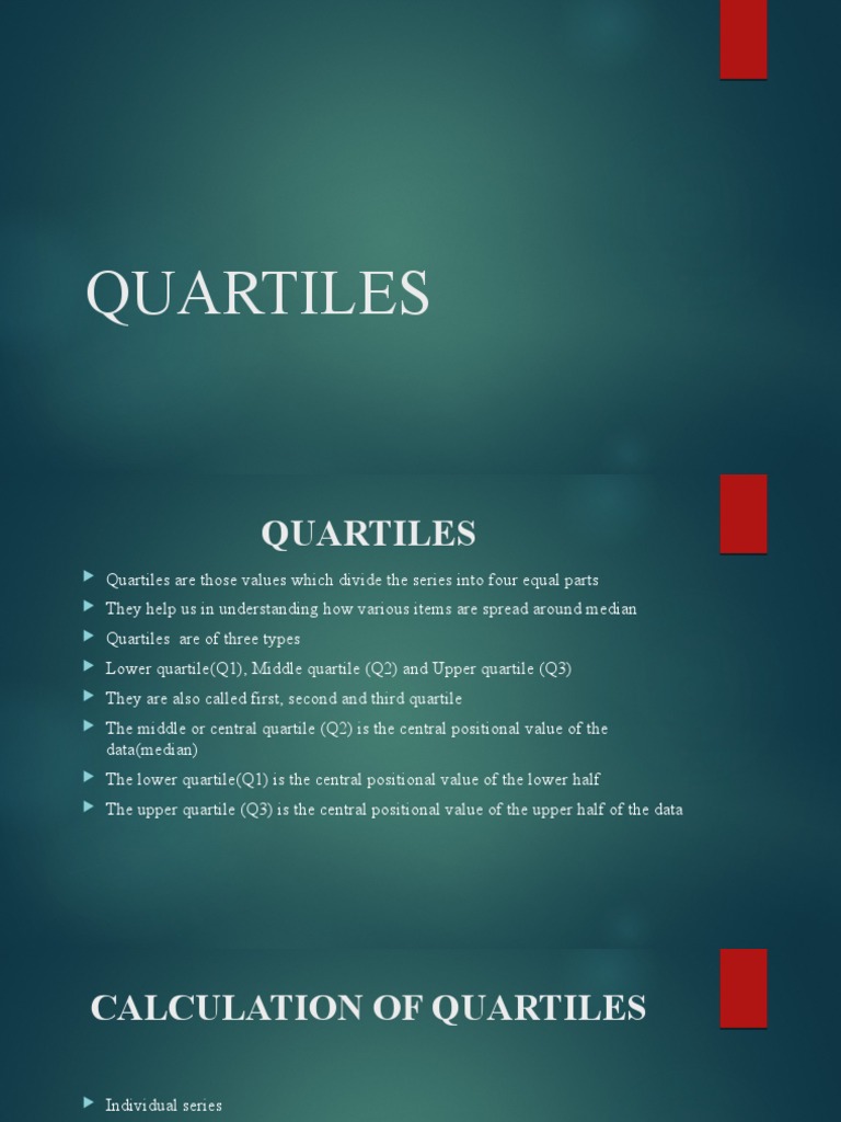 QUARTILES | PDF