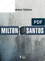 Resumo Pobreza Urbana Milton Santos