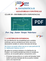 Clase 19 Estadistica II Variables Continuas - Distribución Exponencial