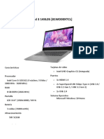 Ficha Tecnica Lenovo IdeaPad 3 14IIL05
