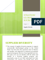 Strategic Global Sourcing: Supplier Diversity