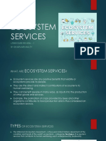 Ecosystem Services: Literature Review - 1 by Sharvari Muley