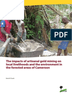 The Impacts of Artisanal Gold Mining On Local Livelihoods and The Environment in The Forested Areas of Cameroon