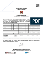 Constancia de nomina militar