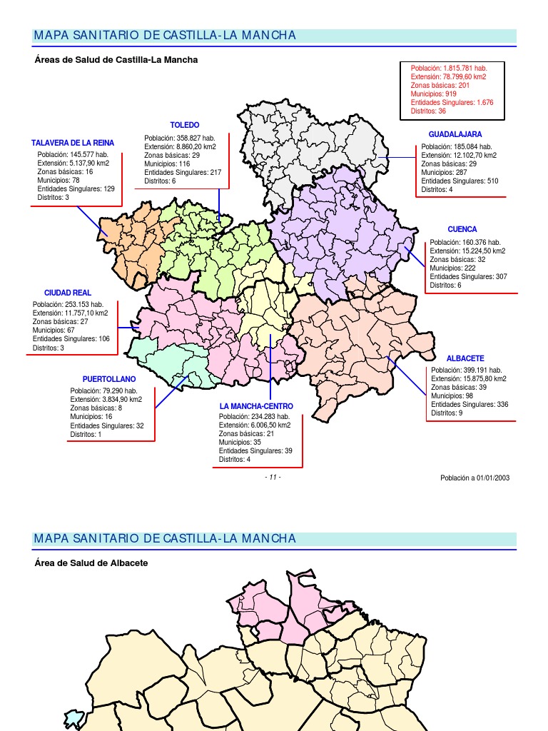 Mapa Sanitario de Castilla La Mancha PDF