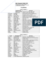 Vocabulary Unit 9 Zakir 2nd Yr