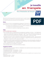 60729122 Test d Evaluation de Francais