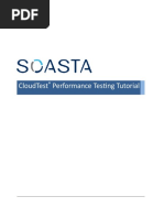 SOASTACloudTest Performance Testing Tutorial