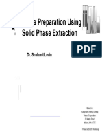 Sample Preparation Using Solid Phase Extraction