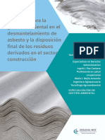 Protocolo para La Gestión Ambiental en El Desmantelamiento de Asbesto y La Disposición Final de Los Residuos Derivados en El Sector Construcción