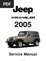 Wrangler TJ 2005 Service Manual