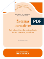 (Filosofía y Derecho 1) Carlos Alchourrón, Eugenio Bulygin - Sistemas Normativos-Astrea (2012)
