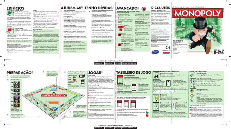 Jogo de Tabuleiro Monopoly Standard (Português)